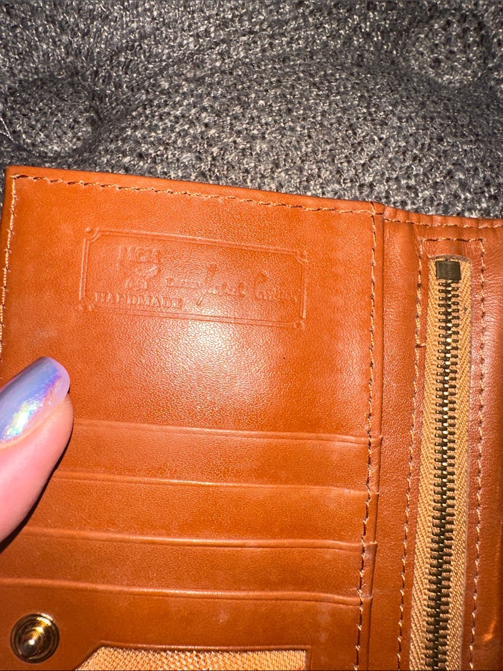 Amazing condition MCM cognac color wallet - Picture 7 of 10